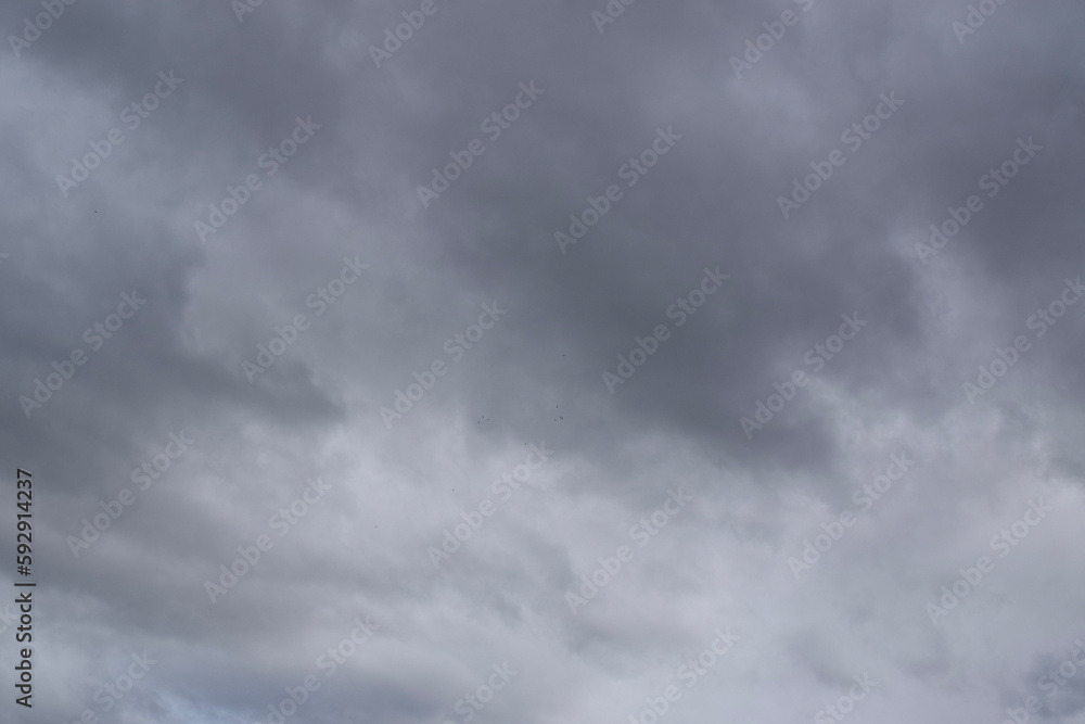 Grey sky with clouds Grey sky with clouds