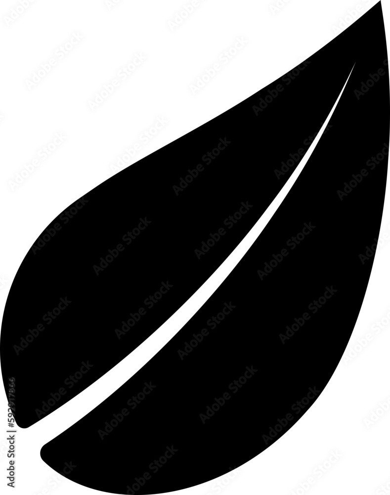 Leaf icon on transparent background, eco symbol, SVG Leaf icon on transparent background, eco symbol, SVG
