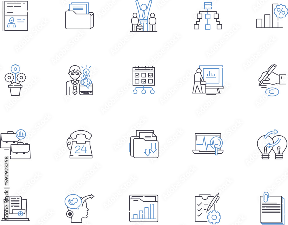 Analytics outline icons collection. Analysis, Trends, Data, Insights, Metrics, Surveys, KPIs vector and illustration concept set. Forecasts, Modeling, Reports linear signs Analytics outline icons collection. Analysis, Trends, Data, Insights, Metrics, Surveys, KPIs vector and illustration concept set. Forecasts, Modeling, Reports linear signs