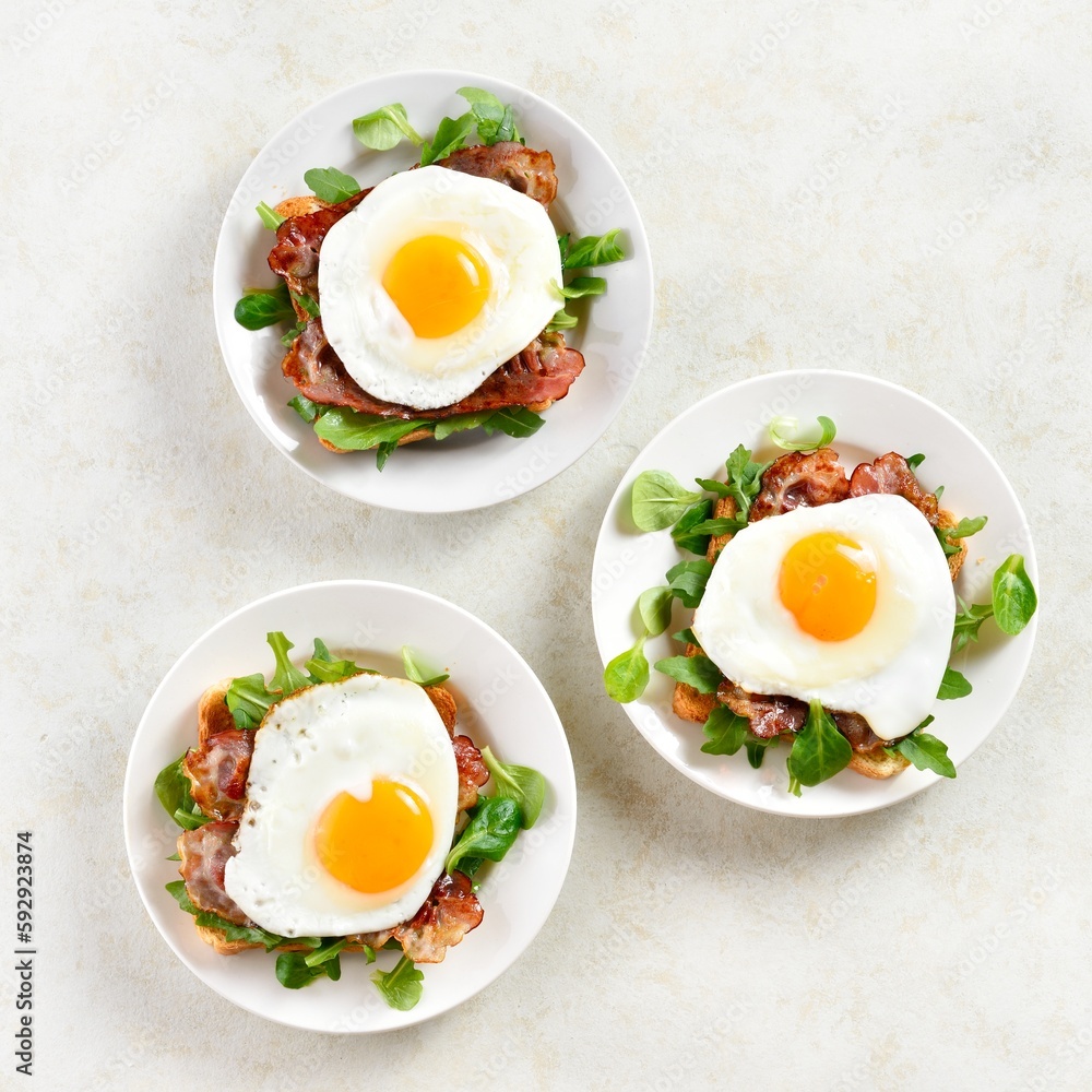 Open faced sandwiches with eggs Open faced sandwiches with eggs