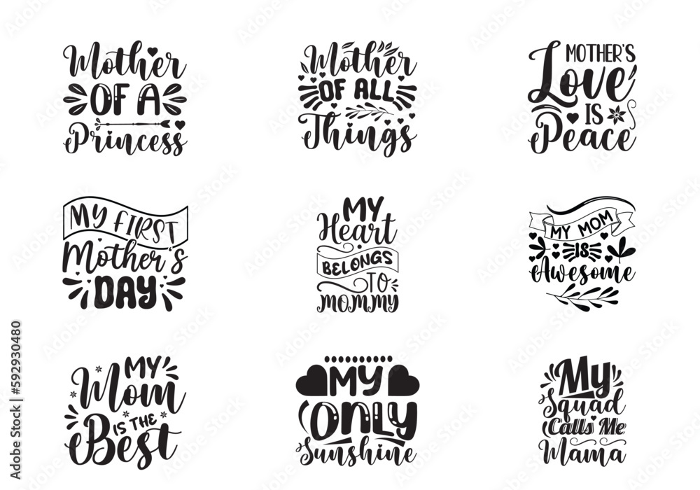 Mother’s Day SVG Designs Bundle Mother’s Day SVG Designs Bundle