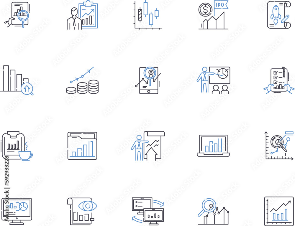 Statistics outline icons collection. statistics, analysis, data, probability, sampling, synthesis, mean vector and illustration concept set. variable,regression,correlation linear signs Statistics outline icons collection. statistics, analysis, data, probability, sampling, synthesis, mean vector and illustration concept set. variable,regression,correlation linear signs