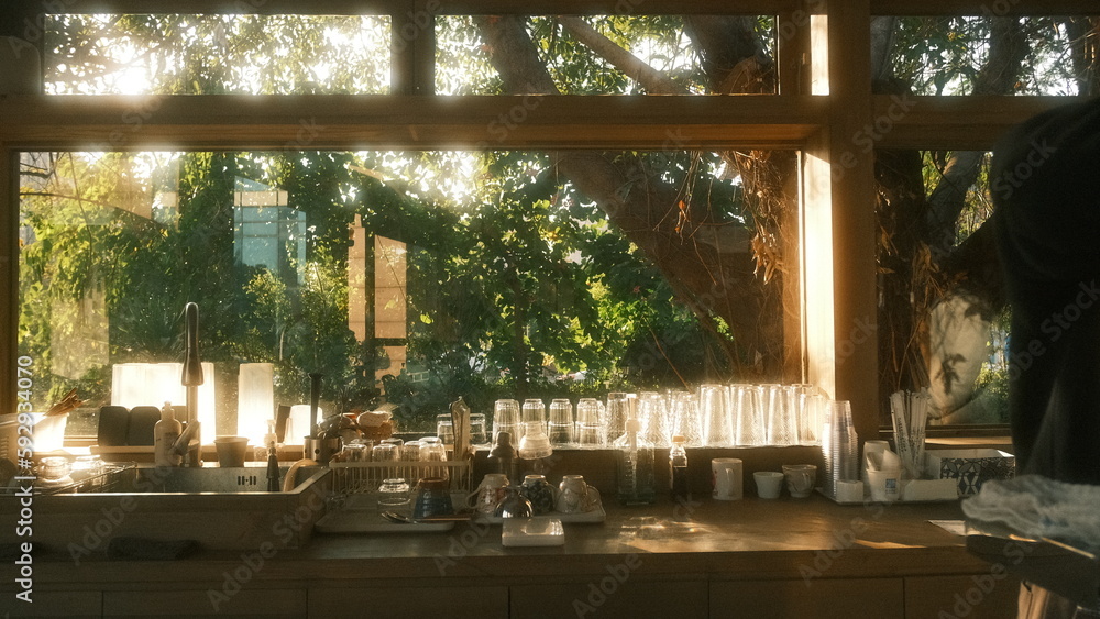Fototapeta premium Shinning window.