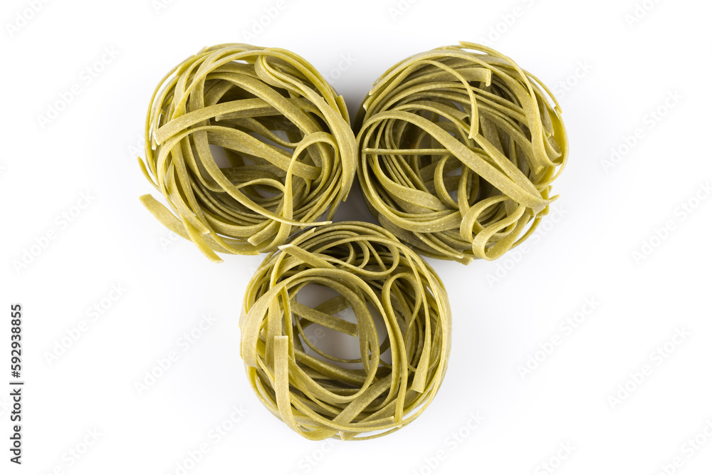 dry green nest pasta dry green nest pasta