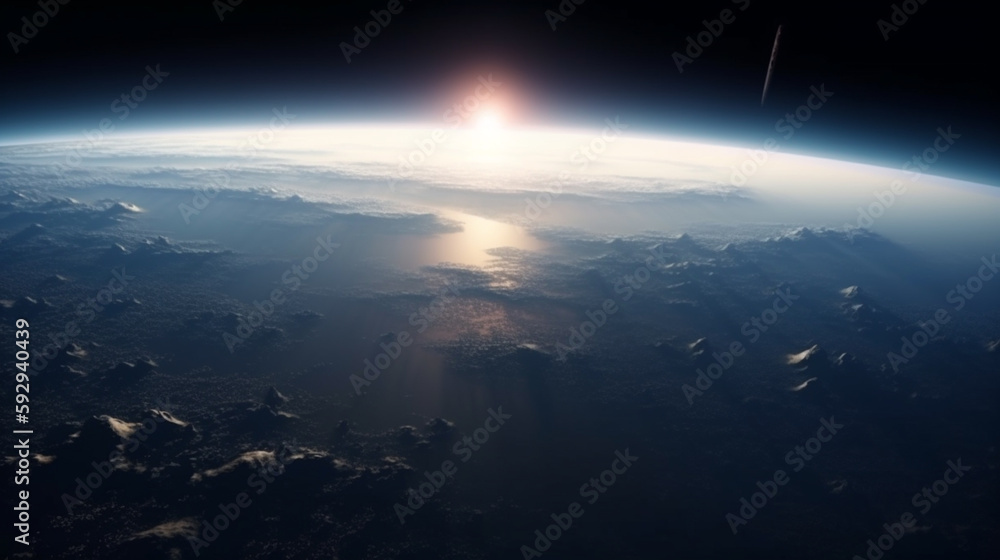 Near Space photography 20 km above ground