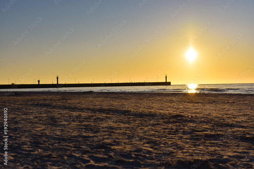 Obraz premium Zachód słońca