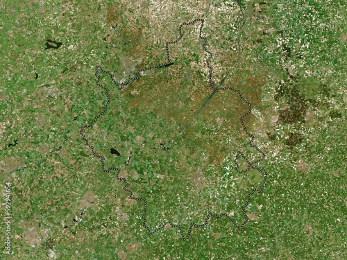 Cambridgeshire, England - Great Britain. High-res satellite. No legend photo