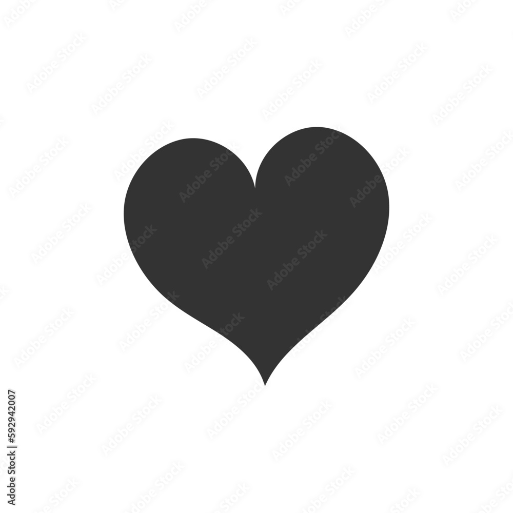 Hand drawn heart vector icon. Heart vector sign. Love heart icon. Valentines day heart icon. Heart flat symbol. UX UI icon Hand drawn heart vector icon. Heart vector sign. Love heart icon. Valentines day heart icon. Heart flat symbol. UX UI icon
