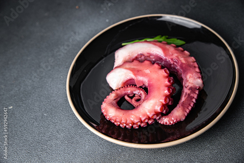 fresh octopus food seafood meal food snack on the table copy space food background rustic top view