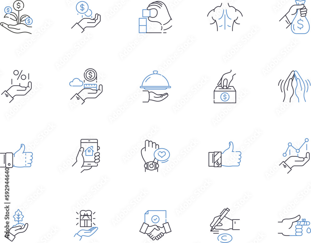 Growth outline icons collection. Expansion, Advancement, Increase, Amplify, Augment, Progress, Upward vector and illustration concept set. Elevate, Boost, Skyrocket linear signs Growth outline icons collection. Expansion, Advancement, Increase, Amplify, Augment, Progress, Upward vector and illustration concept set. Elevate, Boost, Skyrocket linear signs