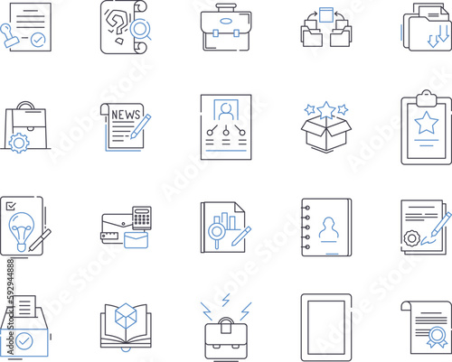 Agile management outline icons collection. Agile, Management, Scrum, Adaptive, Iterative, Kanban, Collaborative vector and illustration concept set. Incremental, Team, Sprint linear signs