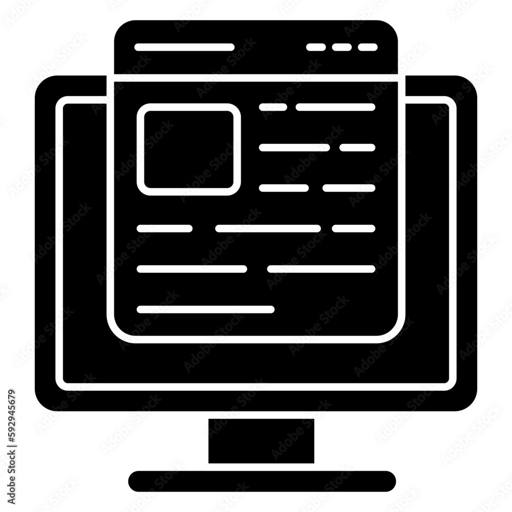 Perfect design icon of online cv Perfect design icon of online cv