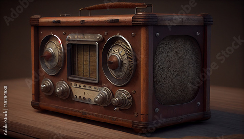 Antique  radio