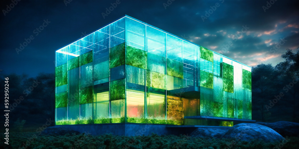 eco house nature concept