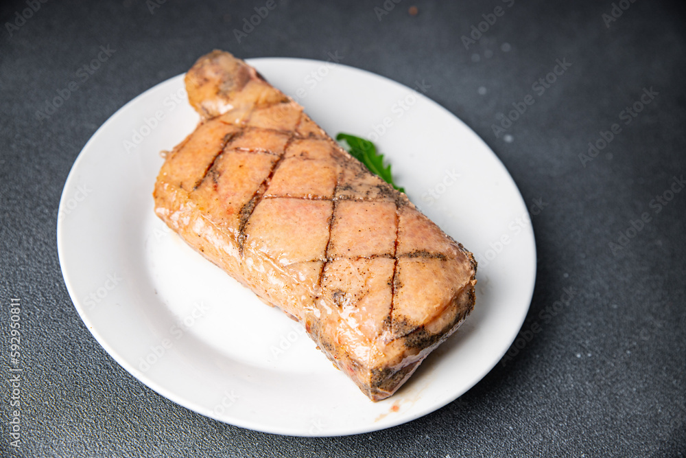 raw duck meat breast poultry meat ready to cook meal food snack on the table copy space food background rustic top view raw duck meat breast poultry meat ready to cook meal food snack on the table copy space food background rustic top view