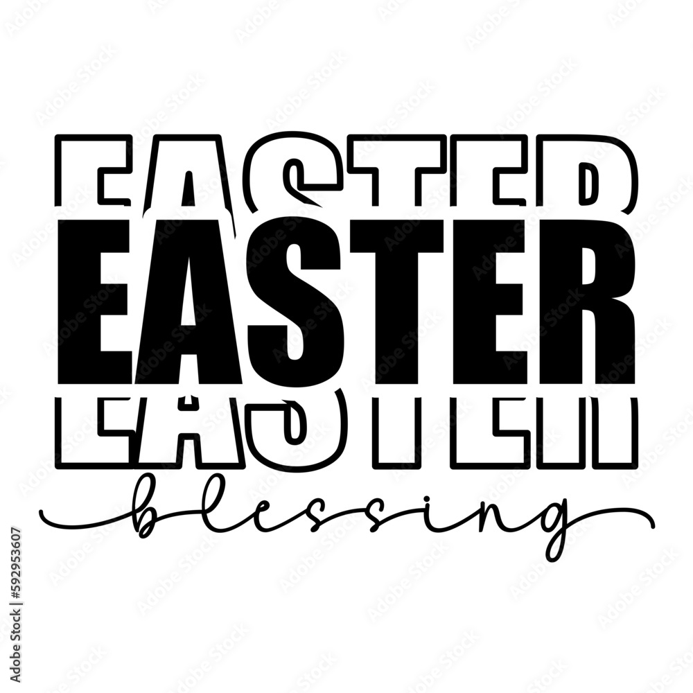 Easter blessing svg