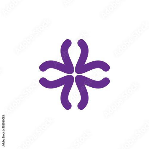 Anatolian Culture Motif Colorful Abstract Carpet and Rug Pattern Logo Turkish Design Template Vector a20