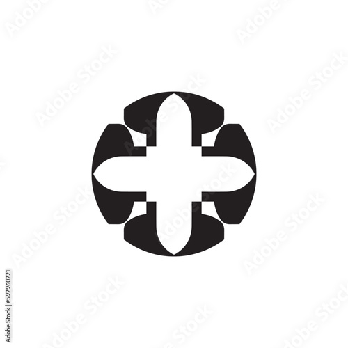 Anatolian Culture Motif Colorful Abstract Carpet and Rug Pattern Logo Turkish Design Template Vector a28