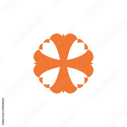 Anatolian Culture Motif Colorful Abstract Carpet and Rug Pattern Logo Turkish Design Template Vector a29