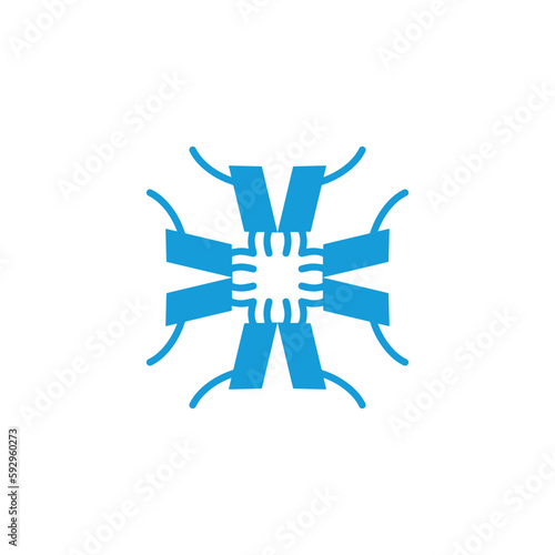 Anatolian Culture Motif Colorful Abstract Carpet and Rug Pattern Logo Turkish Design Template Vector a30
