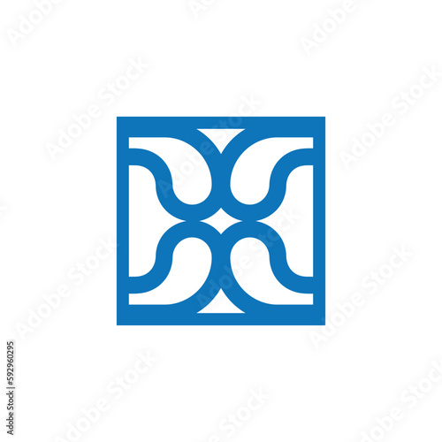 Anatolian Culture Motif Colorful Abstract Carpet and Rug Pattern Logo Turkish Design Template Vector a32