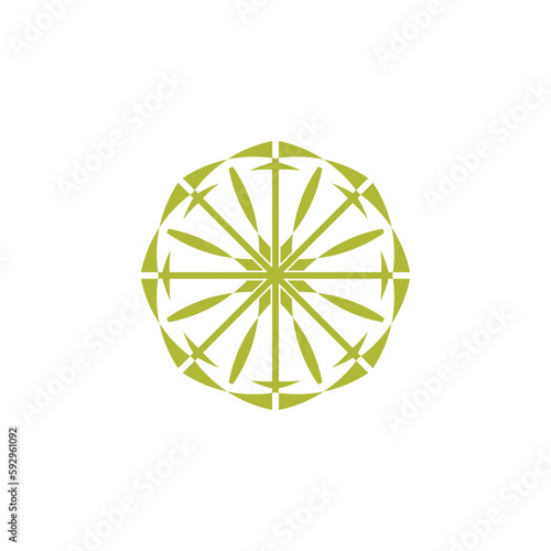Anatolian Culture Motif Colorful Abstract Carpet and Rug Pattern Logo Turkish Design Template Vector a58