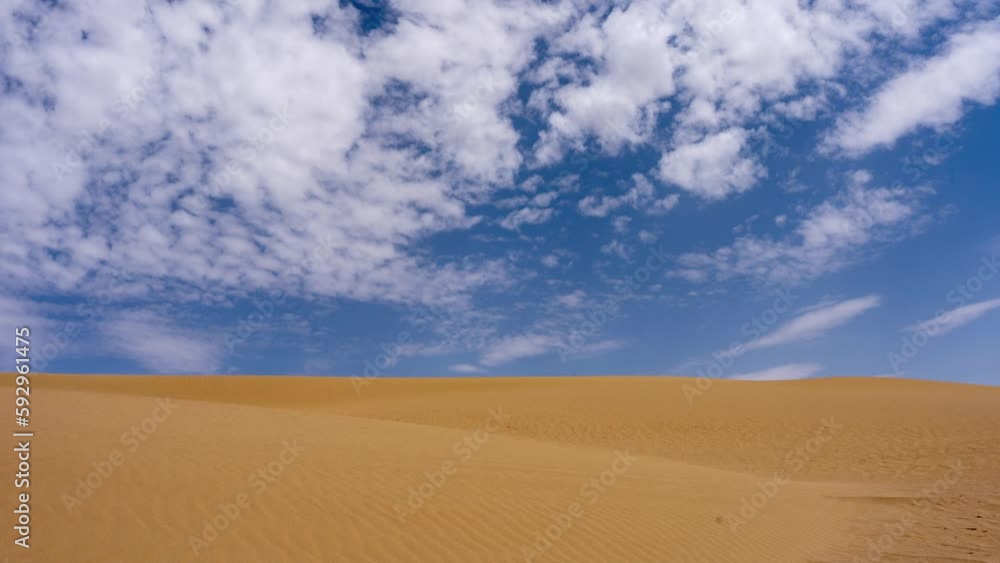 Timelapse landscape of a desert with mingling shadows of the clouds Timelapse landscape of a desert with mingling shadows of the clouds