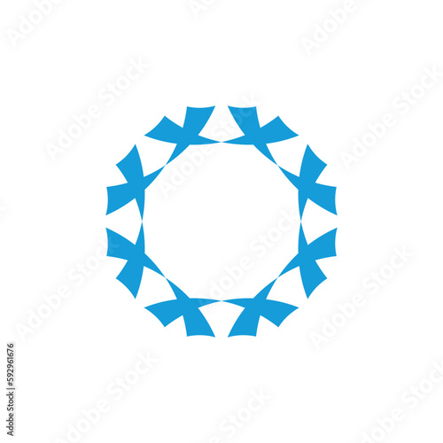 Anatolian Culture Motif Colorful Abstract Carpet and Rug Pattern Logo Turkish Design Template Vector a91