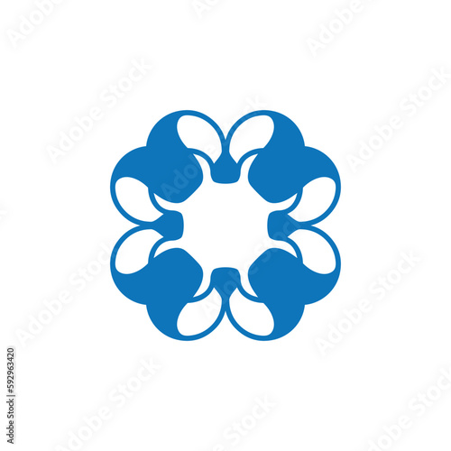 Anatolian Culture Motif Colorful Abstract Carpet and Rug Pattern Logo Turkish Design Template Vector a137