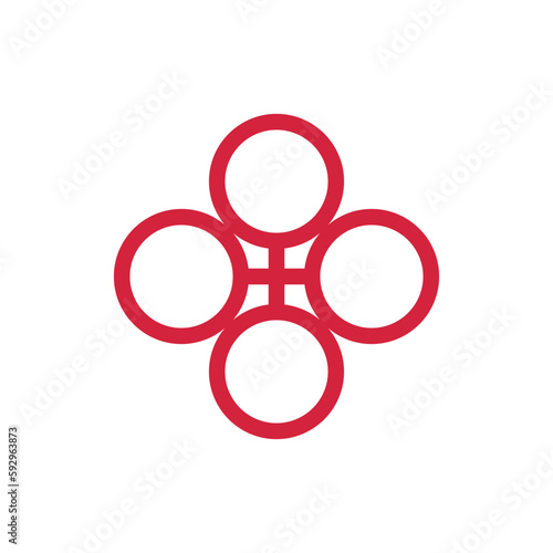 Anatolian Culture Motif Colorful Abstract Carpet and Rug Pattern Logo Turkish Design Template Vector a152