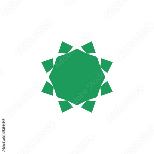 Anatolian Culture Motif Colorful Abstract Carpet and Rug Pattern Logo Turkish Design Template Vector a188