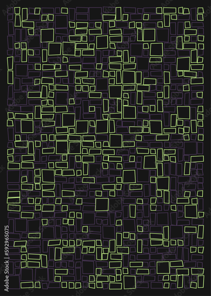 Offset Quads generative art background art illustration Offset Quads generative art background art illustration