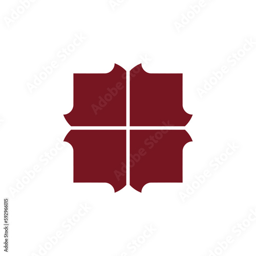Anatolian Culture Motif Colorful Abstract Carpet and Rug Pattern Logo Turkish Design Template Vector a214
