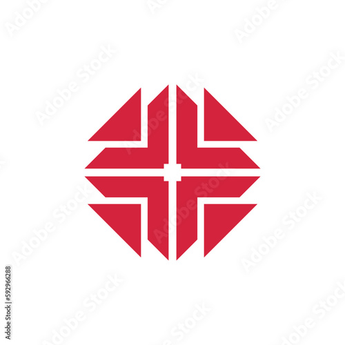 Anatolian Culture Motif Colorful Abstract Carpet and Rug Pattern Logo Turkish Design Template Vector a227