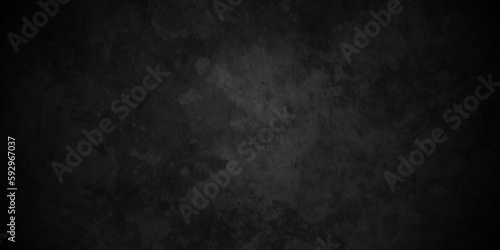 Black dark gray rough grainy grunge backdrop stone texture background. Natural Dark concrete grugne wall texture background, and backdrop natural pattern. Stone black texture background. © MdLothfor