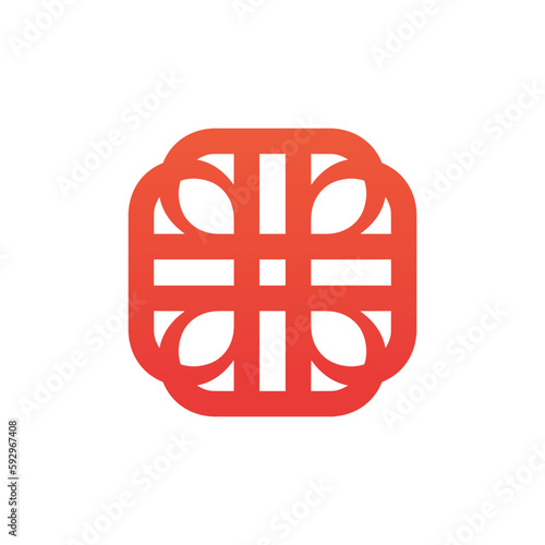 Anatolian Culture Motif Colorful Abstract Carpet and Rug Pattern Logo Turkish Design Template Vector a273