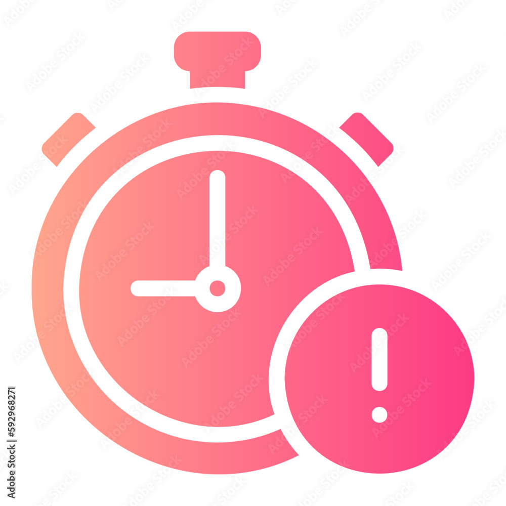 deadline gradient icon deadline gradient icon
