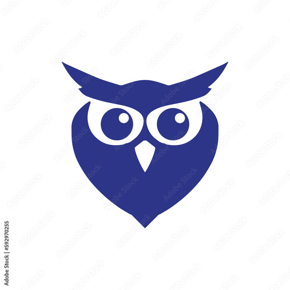 owl logo wise bird logo owl symbol logo for education a12