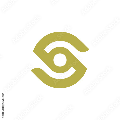s logo design easy catchy s symbol aa1