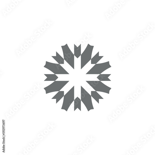 Style Luxury Idea Pattern Unique Colorful Abstract Mandala Logo Design Template Vector a99