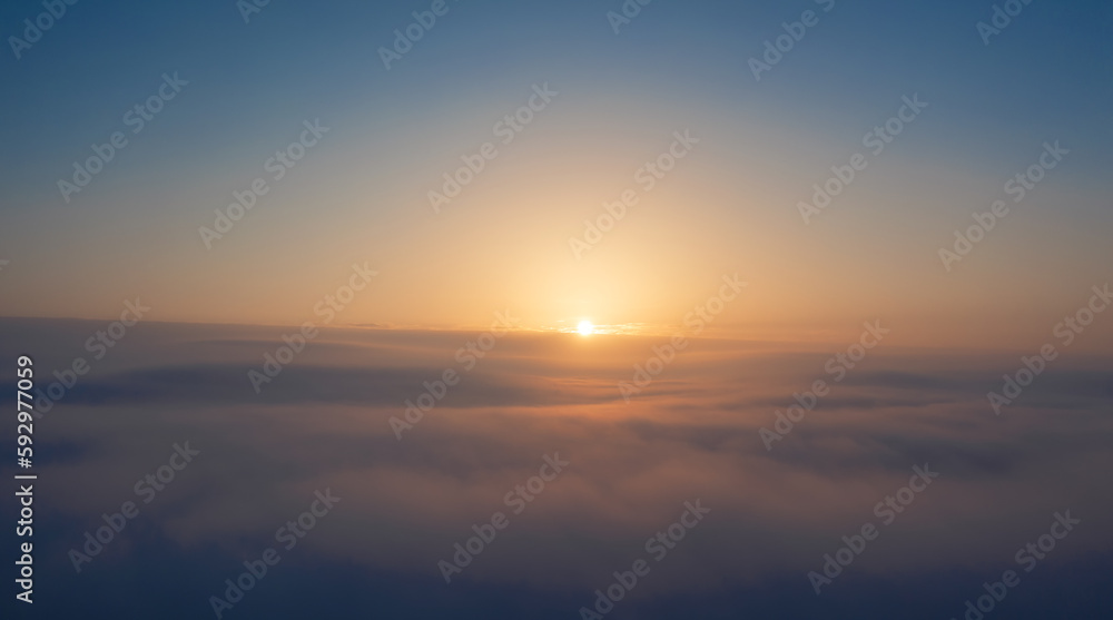 Stunning Sunrise Sky with Dramatic Clouds Landscape