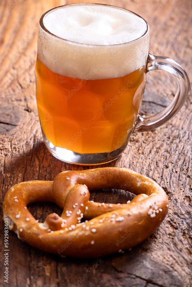 bavarian and pretzel bavarian and pretzel