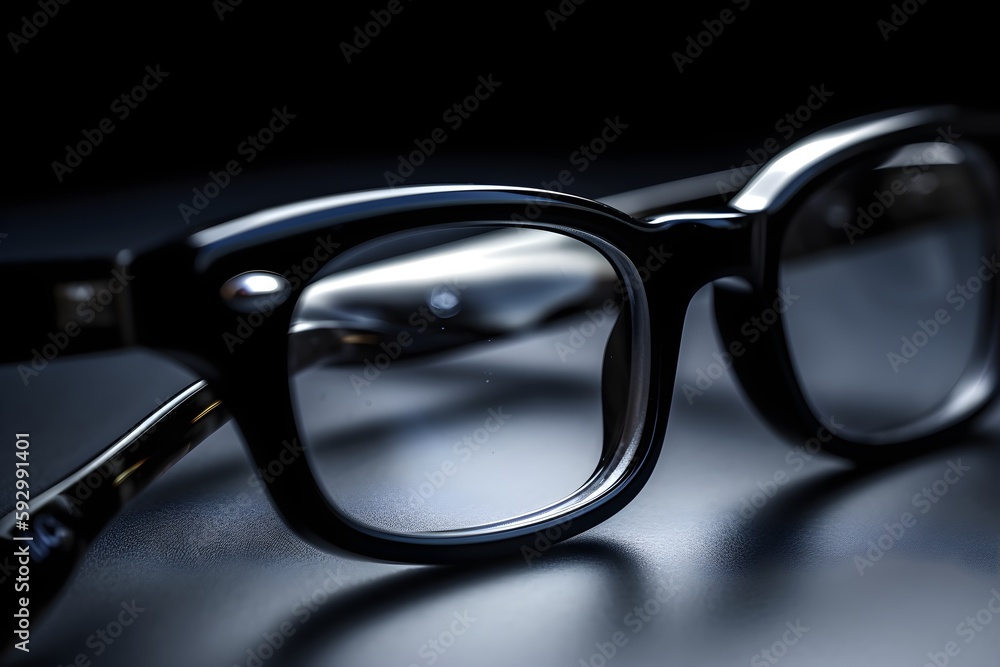 ..Corrective eyeglasses help blurry and clear vision come into focus