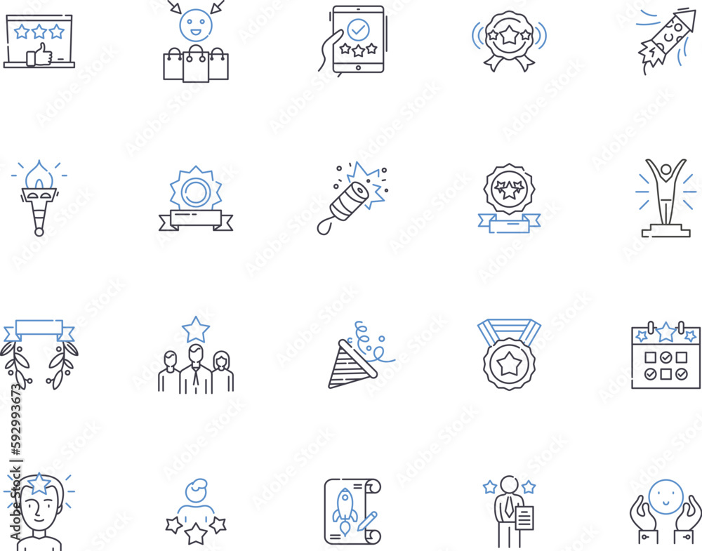 Successful business outline icons collection. Profit, Entrepreneur, Returns, Expansion, Growth, Market, Customers vector and illustration concept set. Leadership, Networking, Investing linear signs Successful business outline icons collection. Profit, Entrepreneur, Returns, Expansion, Growth, Market, Customers vector and illustration concept set. Leadership, Networking, Investing linear signs