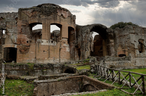 The Baths of Hadrian's Villa in Tivoli, Rome © Stefano