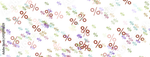 Blurred sale background.