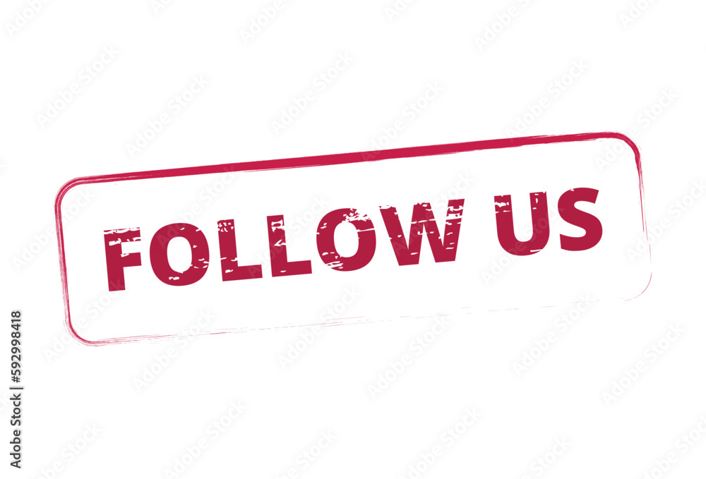 Fototapeta premium Follow us white background.The concept of the social network.Vector illustration.