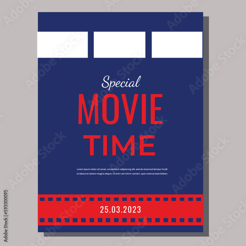 Movie Night Event Flyer Layout