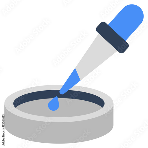 A unique design icon of dropper