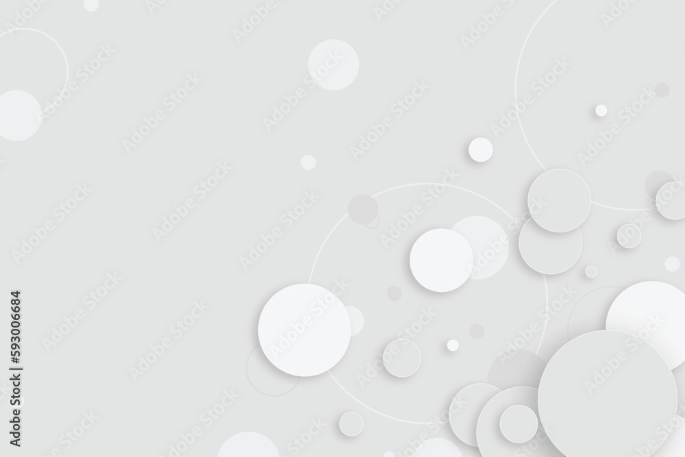 Abstract white geometric modern circle background design Abstract white geometric modern circle background design